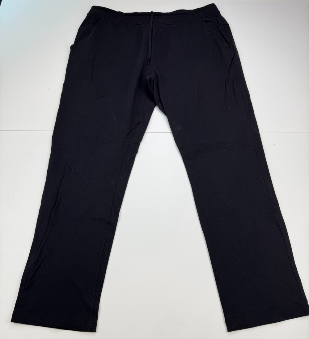 Lululemon Discipline Pant Mens XXL 2XL Black Straight Leg Sweatpants LM5571S